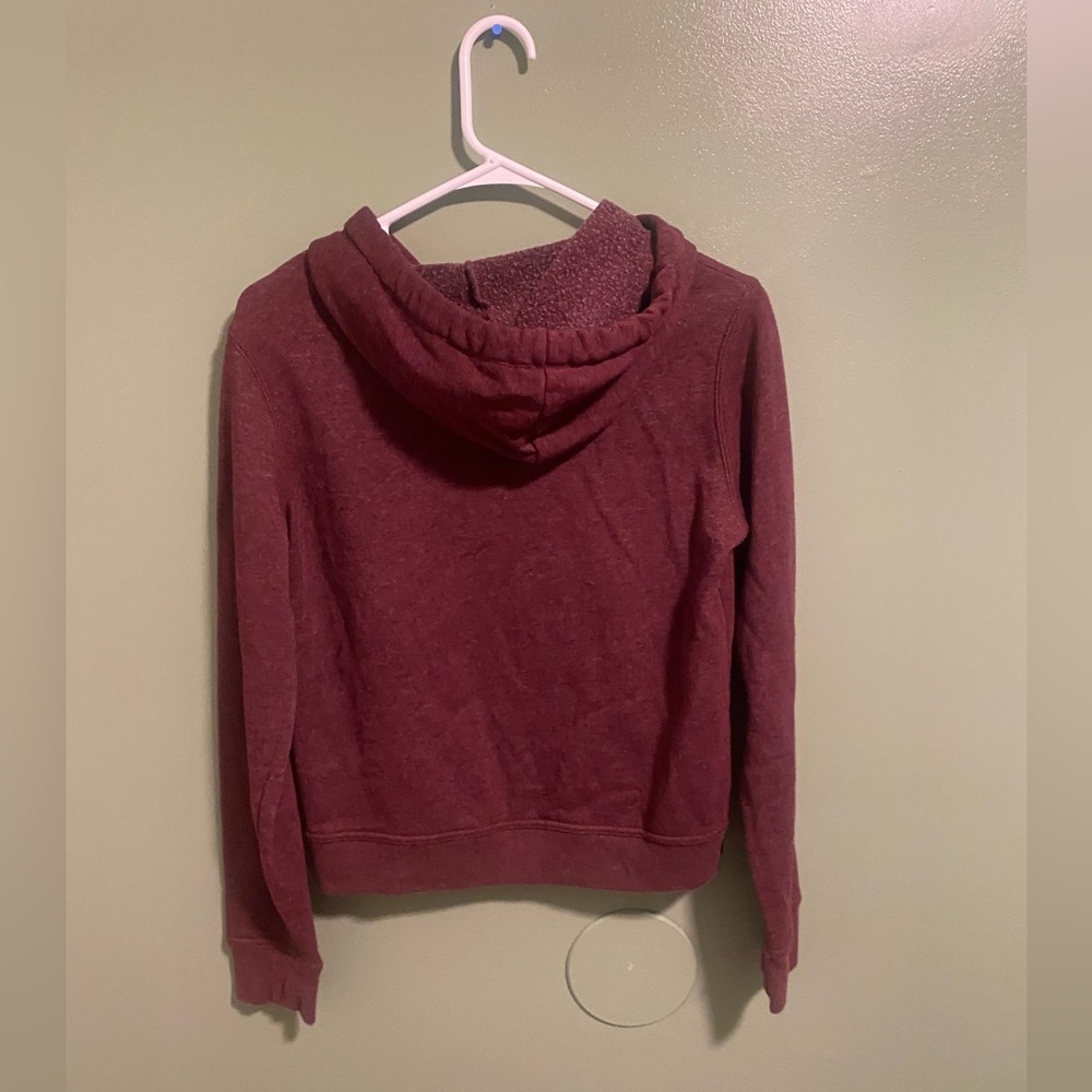 Aeropostale Burgundy Hoodie with Logo - Picture 3 of 3